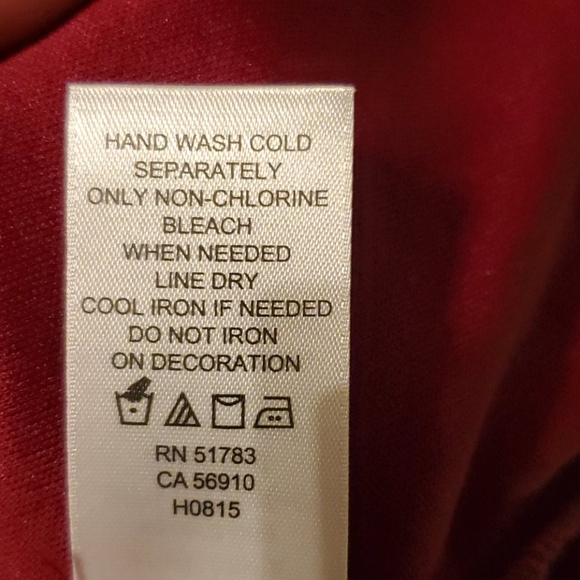 Maurices burgundy statement shoulder blouse - Picture 9 of 9